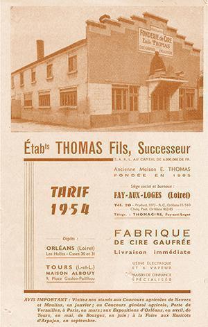 1953 - Etablissement Thomas fils